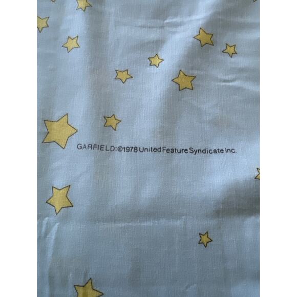 Vintage Garfield Twin bed sheets from JCPenney Jim Davis Stars & Moon - Picture 5 of 9